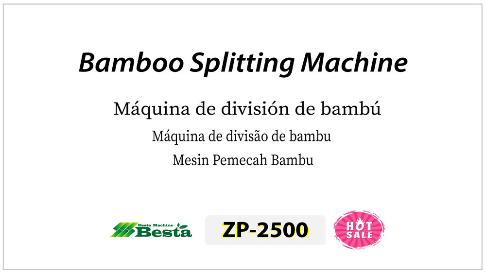 High quality bamboo splitting machine