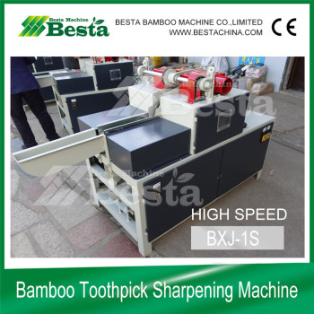 Double pointed toothpick sharpening machine