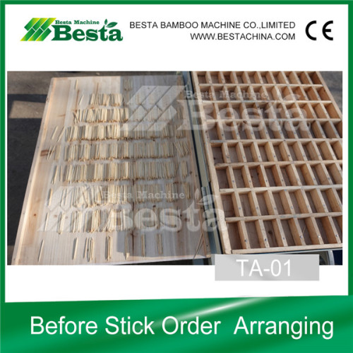 Wooden Toothpick Making Machines, stick order arranging machine