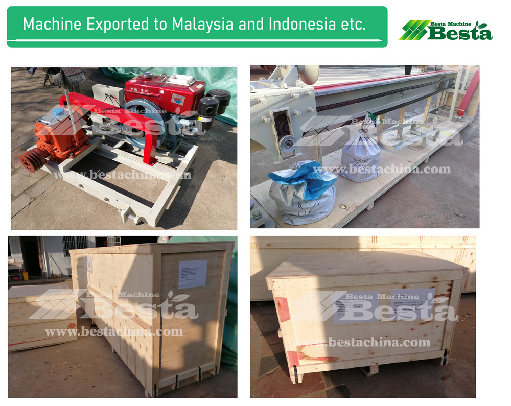 DIESEL TYPE BAMBOO SPLITTING MACHINE DELIVERY
