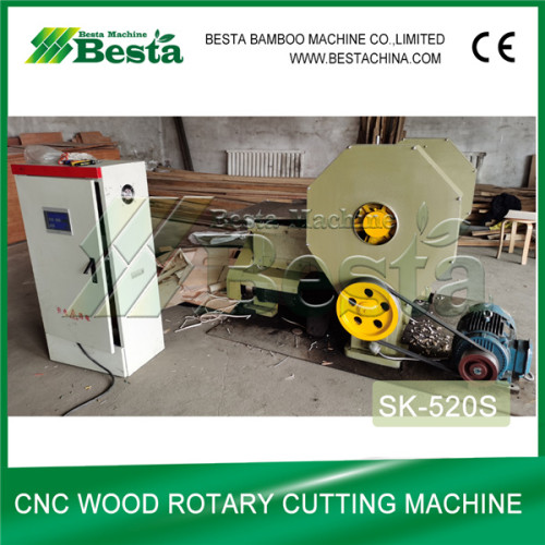 High Precision Card Servo Wood Rotary Cutting Machine SK-520S