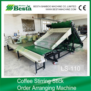 LS-110 Wooden Coffee Stirring Stick Order Arranging Machine