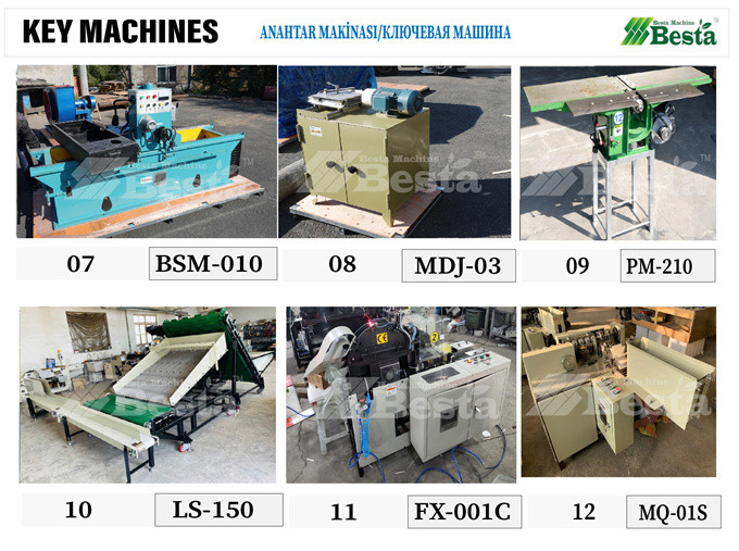 wooden tongue depressor stick making machine new