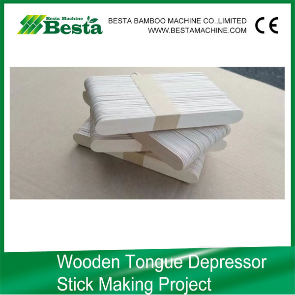 Wooden Tongue depressor Stick Machine