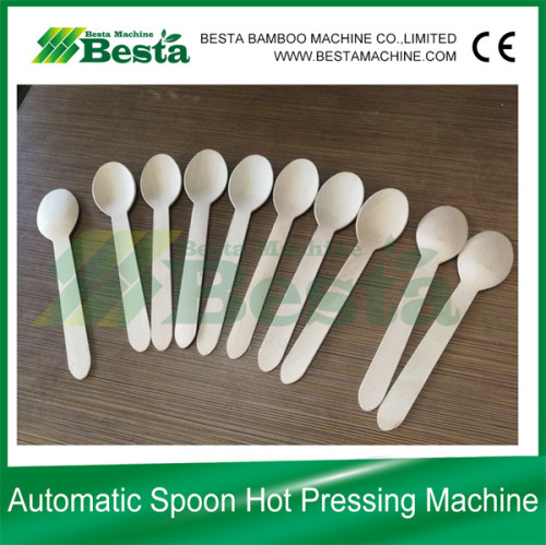 Fully Automatic Wooden Spoon Fork Hot Pressing Machine NEW TECHNOLOGY