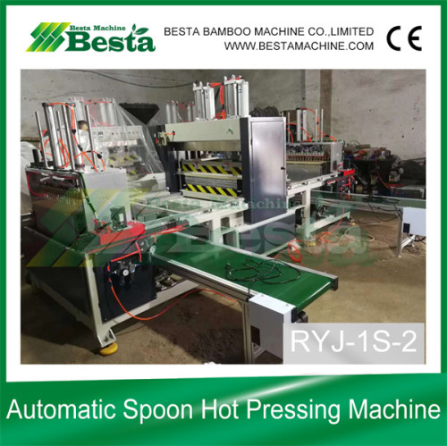 Fully Automatic Wooden Spoon Fork Hot Pressing Machine NEW TECHNOLOGY