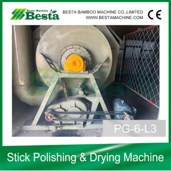 Ice cream stick polishing and drying machine (new design)