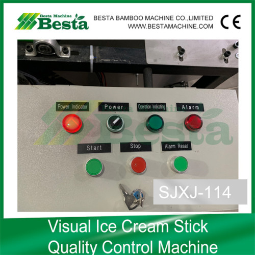 SJXJ-114 Visional Tongue Depressor Stick Quality Control Machine