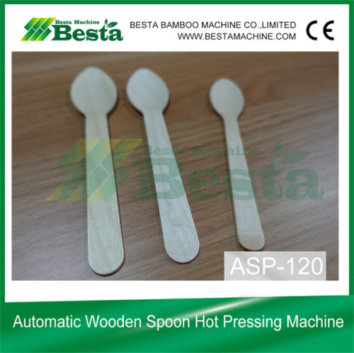 Fully Automatic Wood Spoon Hot Pressing Machine ASP-120