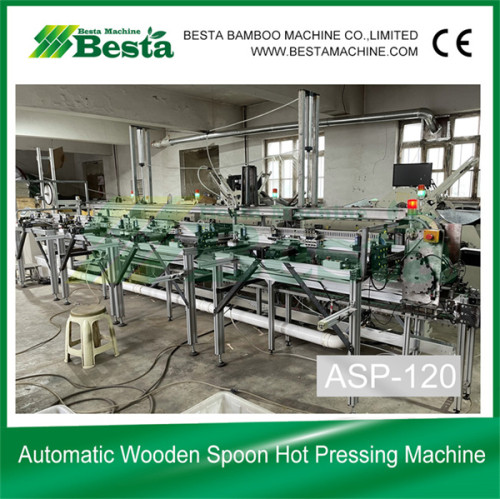 Fully Automatic Wood Spoon Hot Pressing Machine ASP-120