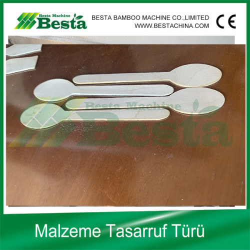 Wooden Spoon Carved Cutting Machine Exported to Turkey