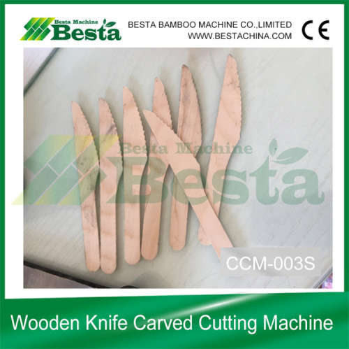 165MM Disposable Wooden Knife Carved Cutting Machine