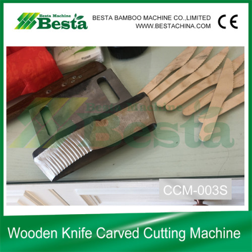 165MM Disposable Wooden Knife Carved Cutting Machine