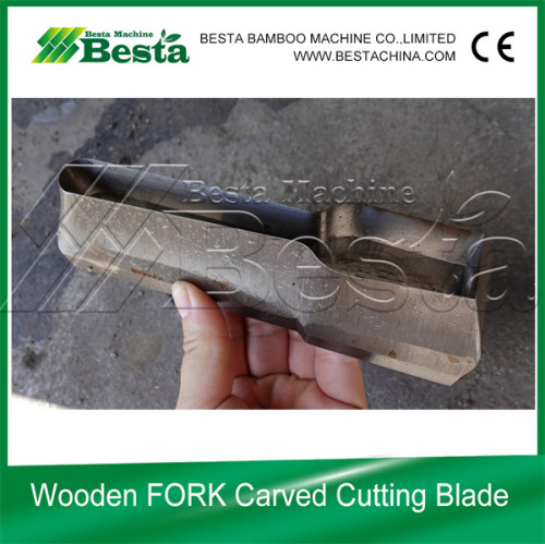 Disposable Wooden Spoon Carved Cutting Blade