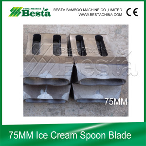 75 MM Wooden Ice Cream Spoon Flat  Blade