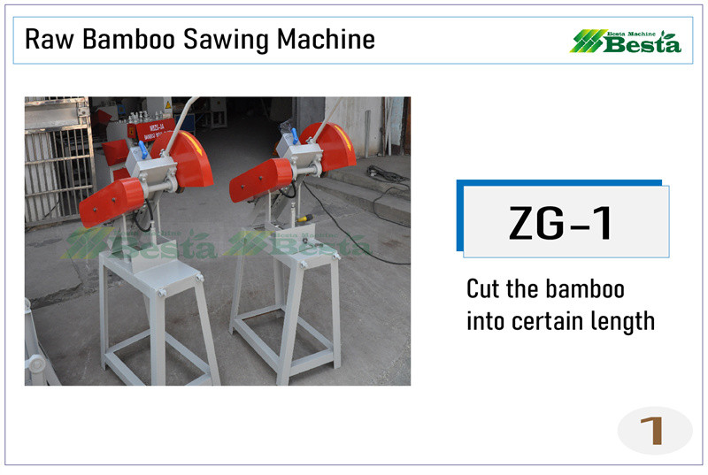 Raw Bamboo Sawing Machine 