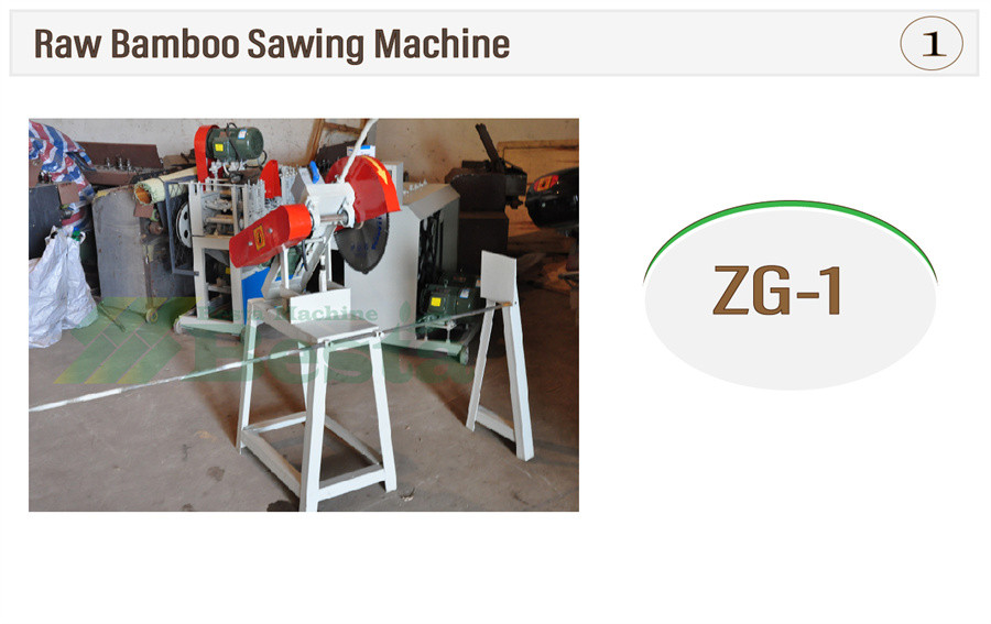 Raw Bamboo Sawing machine-bamboo cutting