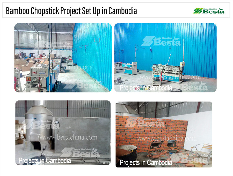 Bamboo Chopstick project set up in Myanmar