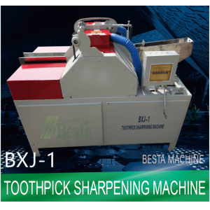 Double pointed toothpick sharpening machine