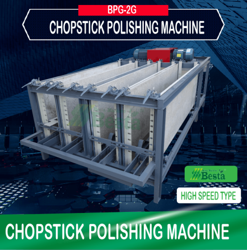 Chopstick making machine, high speed chopstick polishing machine (new design)