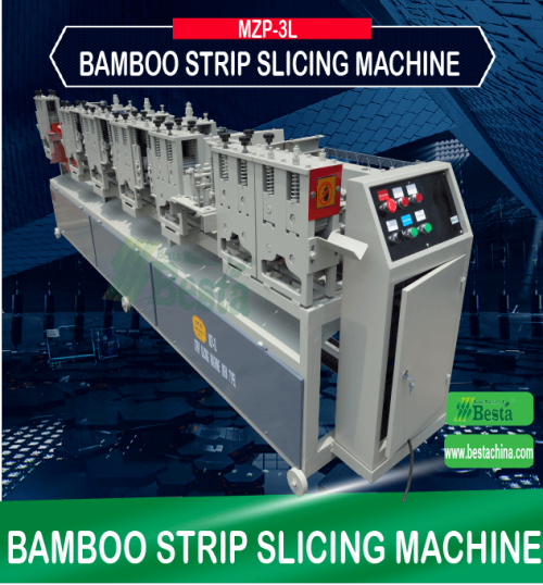 High speed MZP-3L bamboo strip slicing machine, bamboo flooring machines