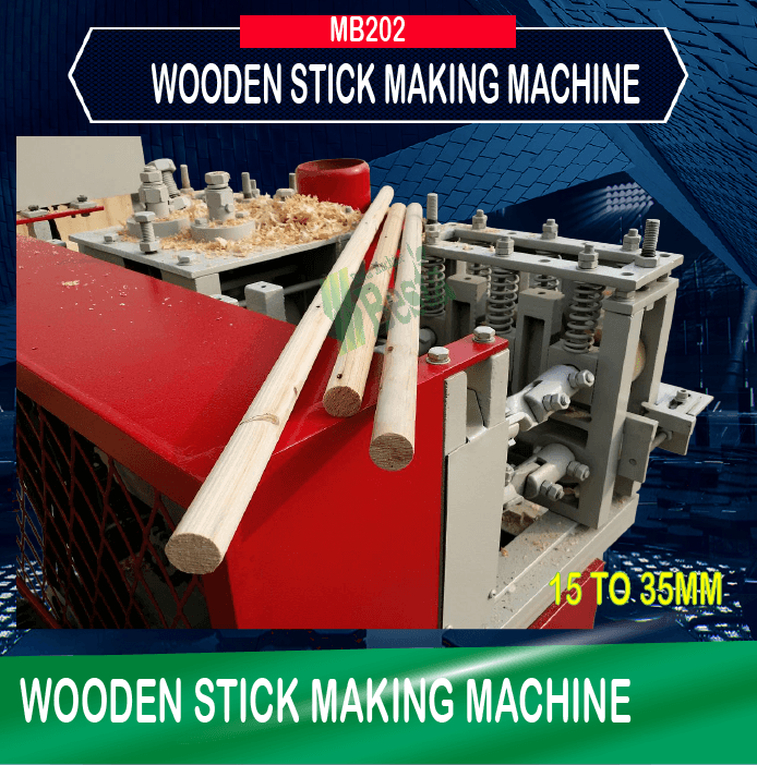 MB202 Wooden Stick Making Machine (15 to 36mm ) round stick making machine