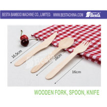 Wooden Spoon, fork, knife making machine