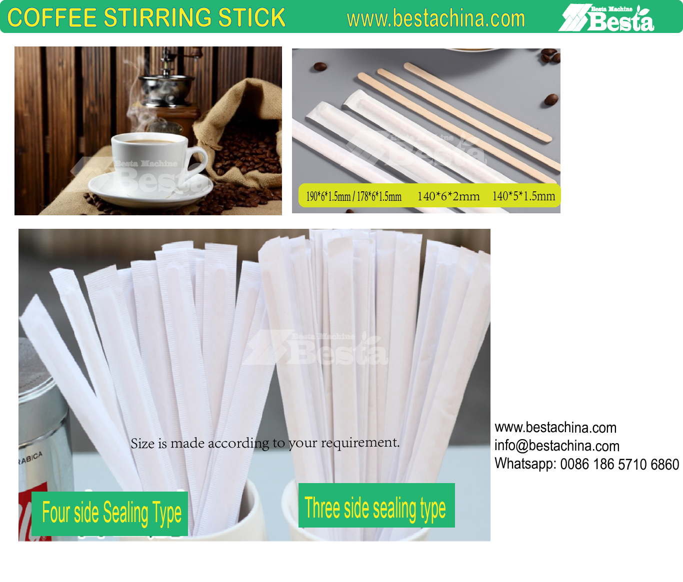 coffee stirring stick machine