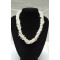 Cultured Freshwater Pearl and Coral contrast color  design Necklace