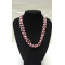 Stonique Creations Five-strand Shell&black crystal necklace