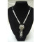 Fantasy seashell two-strand with floral pendant crafted necklace SLN32