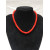 Beautiful bead twisted short coral necklace SLN22  35G