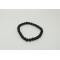 Simple black bead Lava stone bracelet elastic design fashion jewelry SHB60
