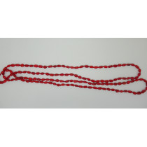 Simple red coral 24 inch long necklace pebble sweater necklace fashion jewelry SLN42