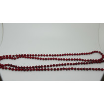 Gorgeous red coral 24 inch necklace exquisite sweater neck jewelry SLN44