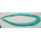 Vintage turquoise graduated beaded necklace 18 inch SLN48