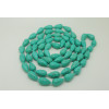 Fashion turquoise teardrop shape 24 inch necklace/sweater necklace coral jewelry SLN54