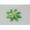 Gorgeous Handmade Green Drop Cluster Multistone White Flower Pendant Necklace colorful jewelry accessory SP03