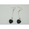 Simple Lava stone heart shape dangle earrings fashion jewelry XLer173