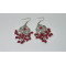 Vintage wintersweet coral bead tibetan crafted handmade fashion earrings with wholesale XLer179