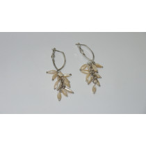 Gorgeous grape style crafted dropearrings handmade shell earrings brilliant pendientes XLer186