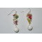 Adorable colorful pebble coral short earrings with cute ball coral jewelry XLER194