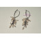 Gorgeous grape style crafted dropearrings handmade shell earrings brilliant pendientes XLer186