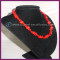 Charming red coral necklace short fashion bead jewelry XLnl094