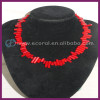 Simple red coral short necklace fashion coral jewelry XL-nlm014