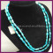 New summer blue shell necklace 24 inch design beautiful jewelry XL-nsl013