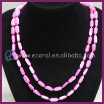 New summer pink shell necklace 24 inch design beautiful jewelry XL-nsl014