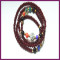 Charming 6 mm shamballa black/brown bracelet jade& crystal handmade jewelry SHB101