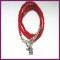 Fashion wrap 4 mm bead jade with pendant bracelet SHB104