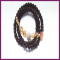 Fashion colorful 6mm bead jade blue/brown/pink/white shamballa crystal bracelet SHB107